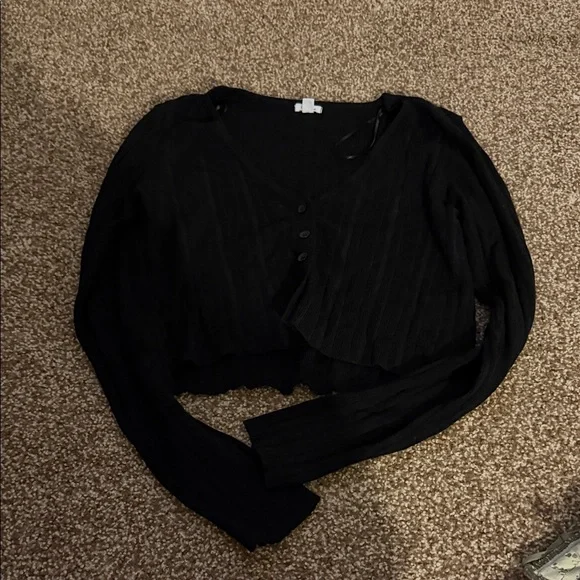 Garage Black Long Sleeve Top - Picture 1 of 1